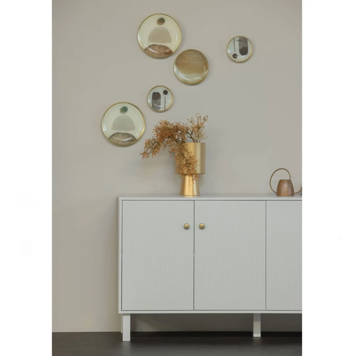 Dressoirs-WOOOD Madu Dressoir Cloud Grey