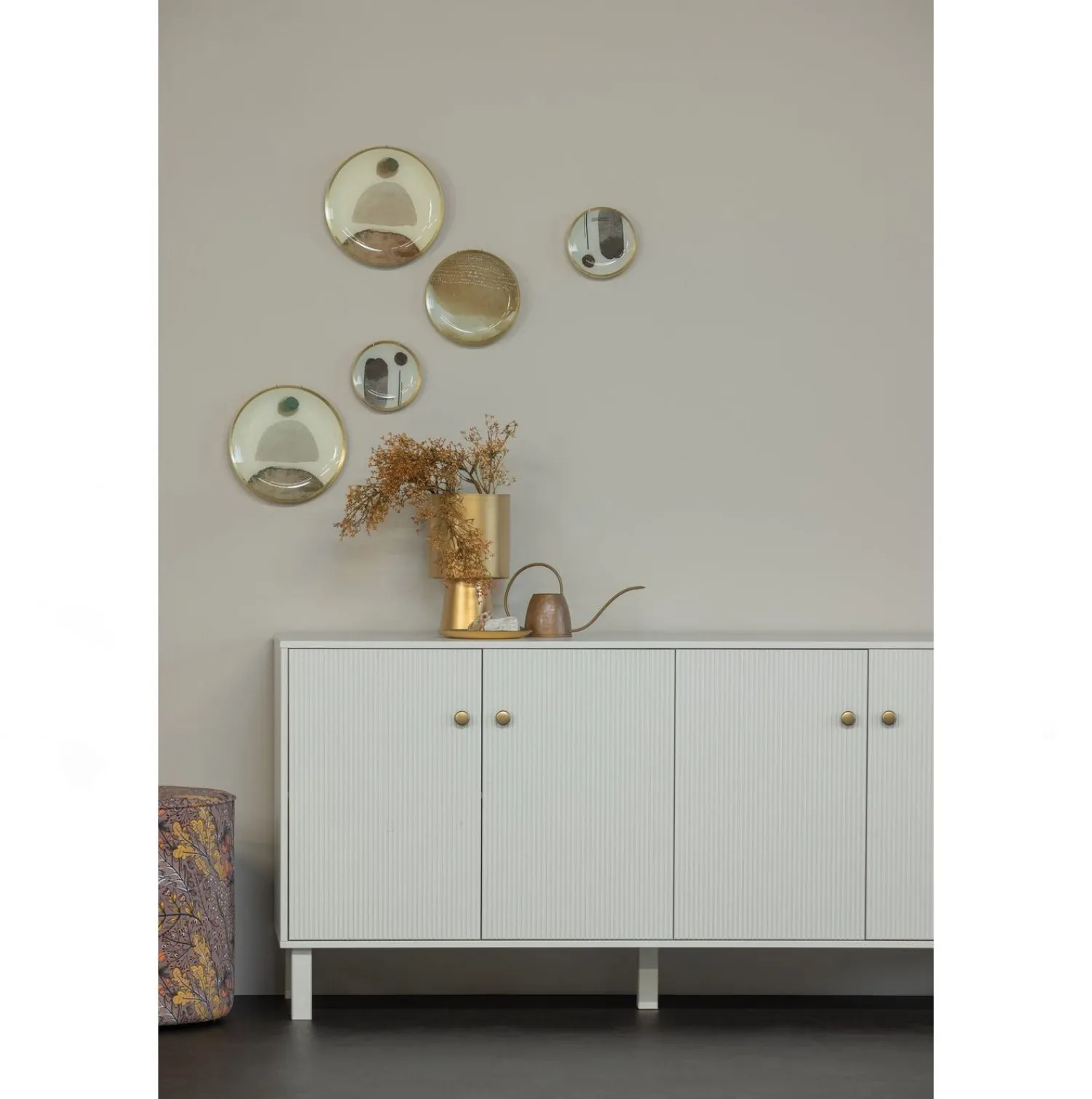 Dressoirs-WOOOD Madu Dressoir Cloud Grey