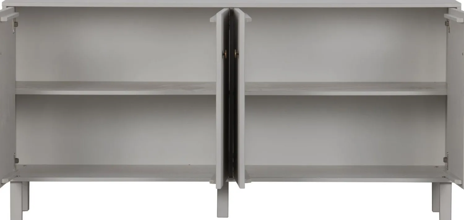 Dressoirs-WOOOD Madu Dressoir Cloud Grey