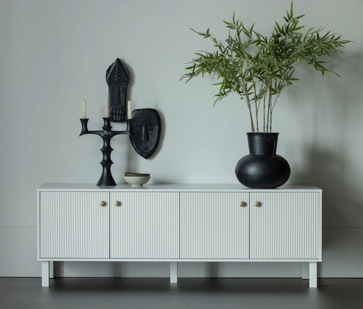 Tv-Meubels-WOOOD Madu TV-meubel Cloud Grey