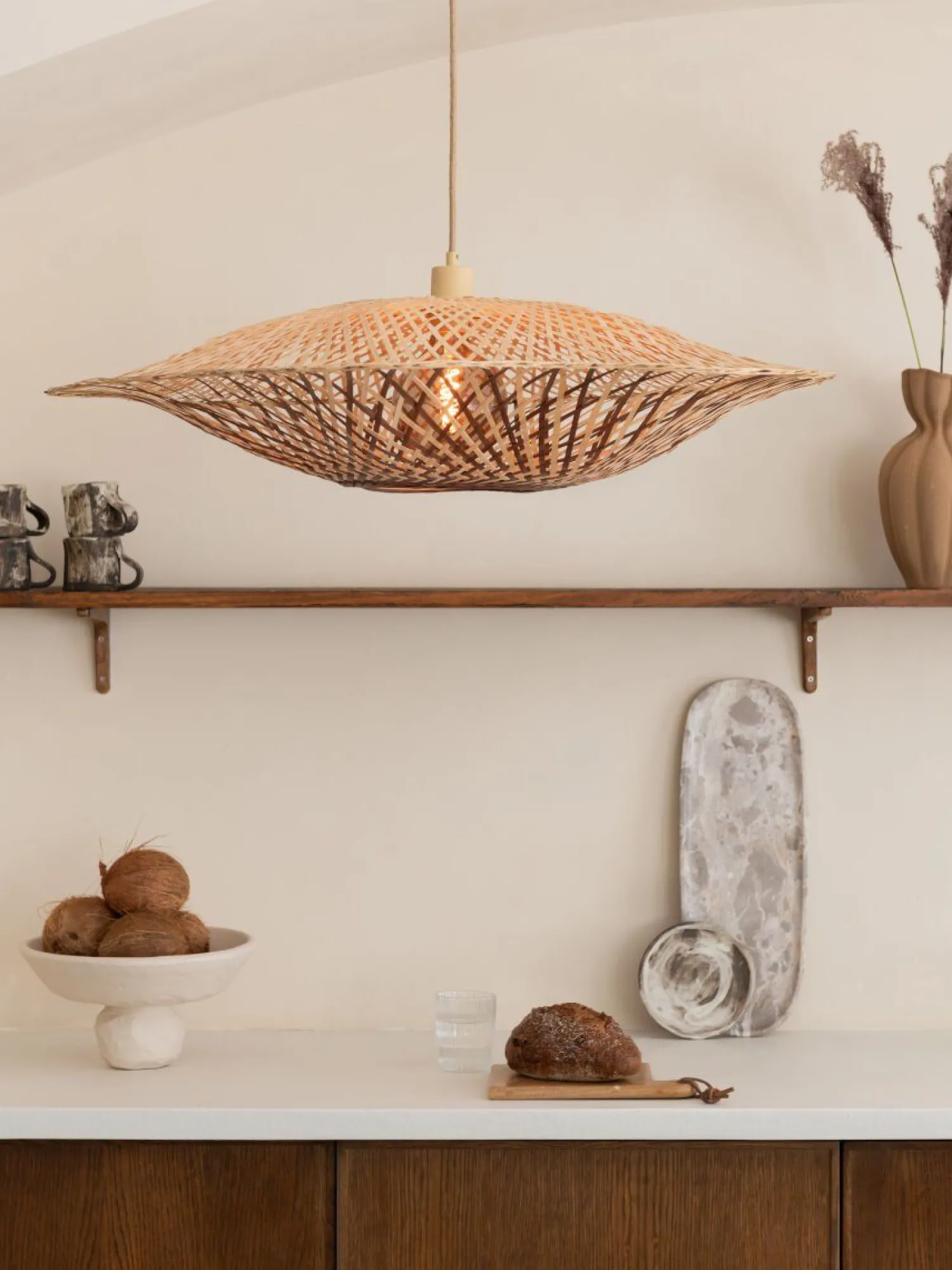 Hanglampen|Hanglampen-Good&Mojo Madura Hanglamp Natural, Brown