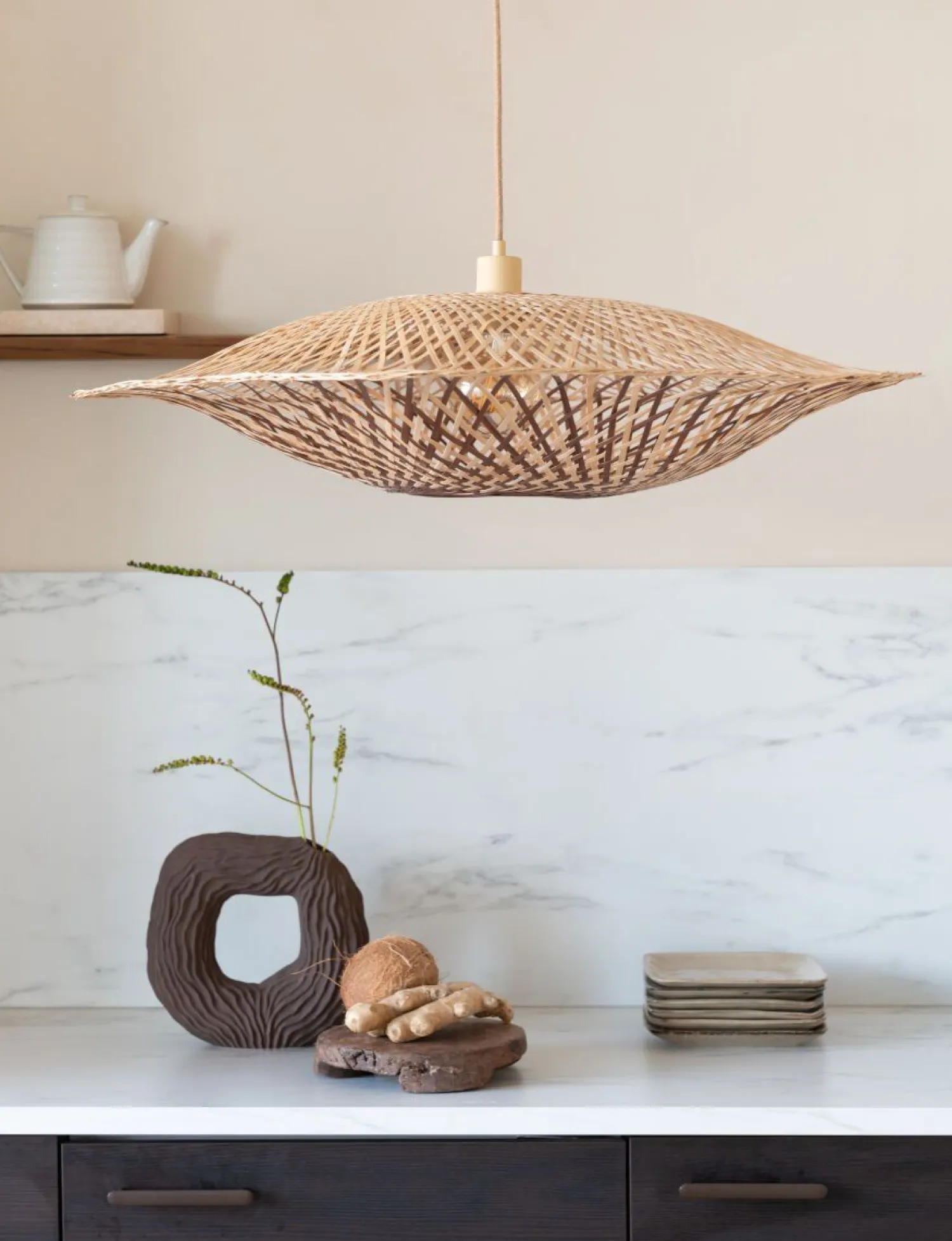 Hanglampen|Hanglampen-Good&Mojo Madura Hanglamp Natural, Brown