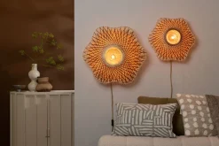 Wandlampen|Wandlampen-Good&Mojo Madura Wandlamp Natural, Brown