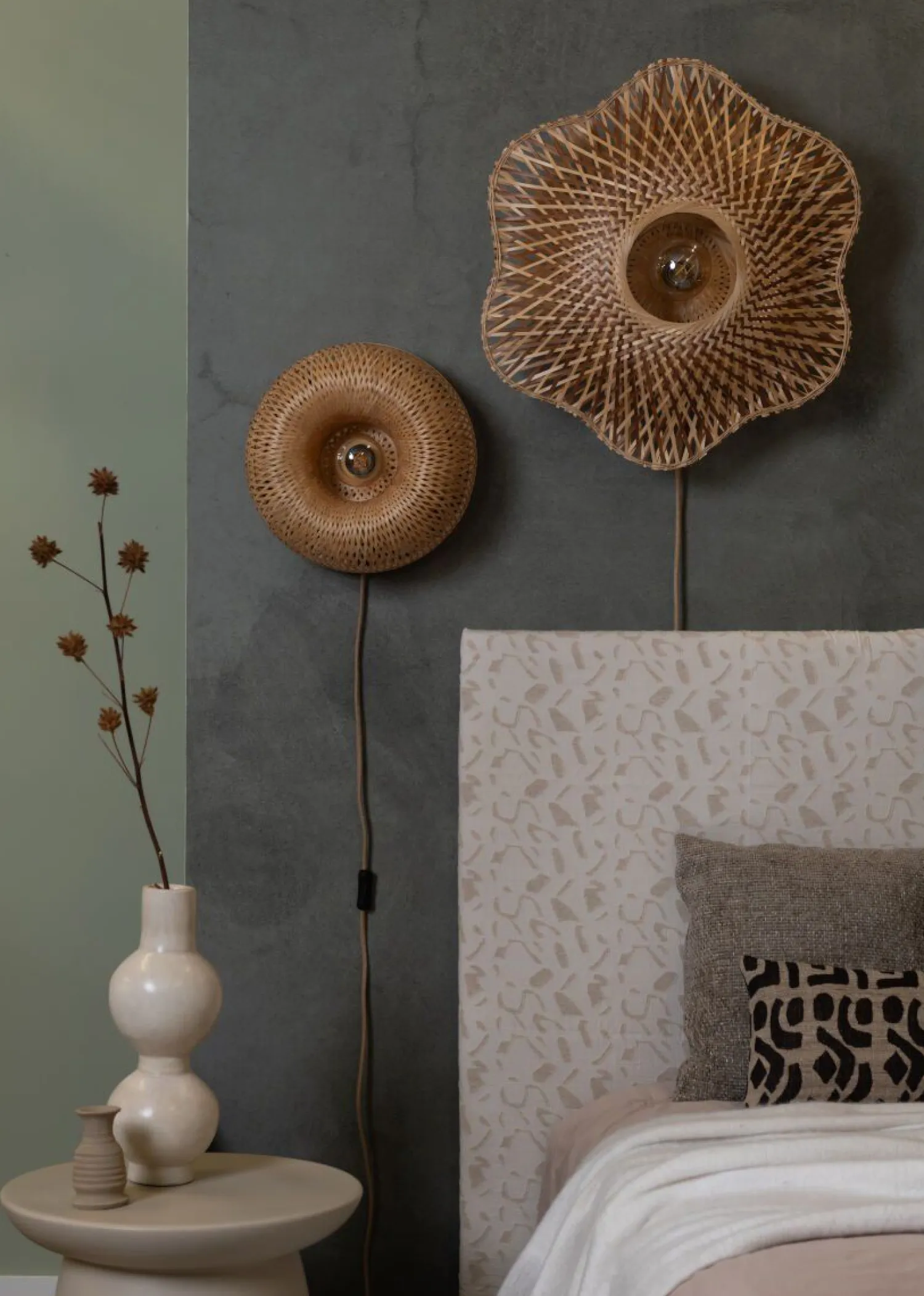 Wandlampen|Wandlampen-Good&Mojo Madura Wandlamp Natural, Brown