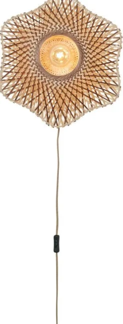 Wandlampen|Wandlampen-Good&Mojo Madura Wandlamp Natural, Brown