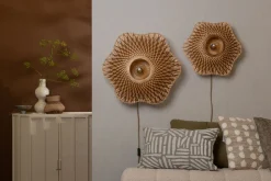 Wandlampen|Wandlampen-Good&Mojo Madura Wandlamp Natural, Brown