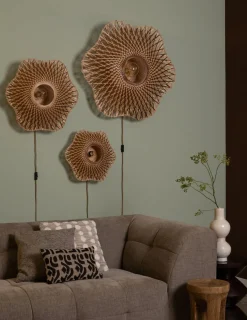 Wandlampen|Wandlampen-Good&Mojo Madura Wandlamp Natural, Brown