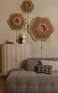 Wandlampen|Wandlampen-Good&Mojo Madura Wandlamp Natural, Brown