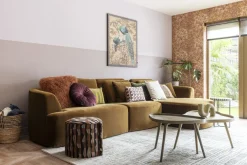Houten Bijzettafels-WOOOD Mae Bijzettafel Sepia