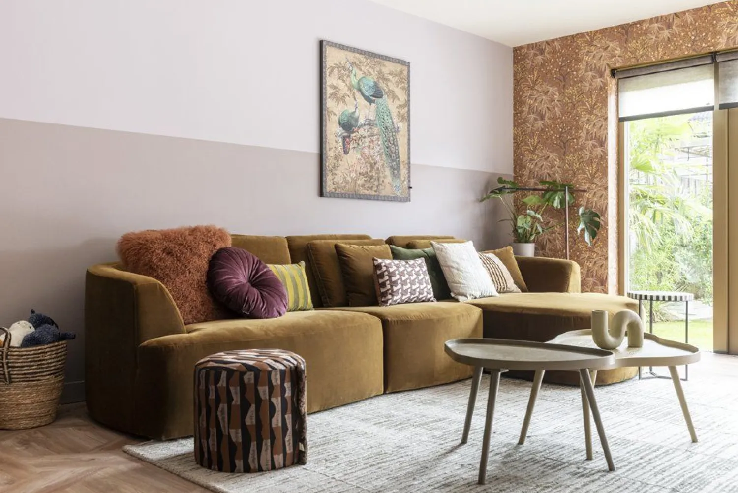 Houten Bijzettafels-WOOOD Mae Bijzettafel Sepia