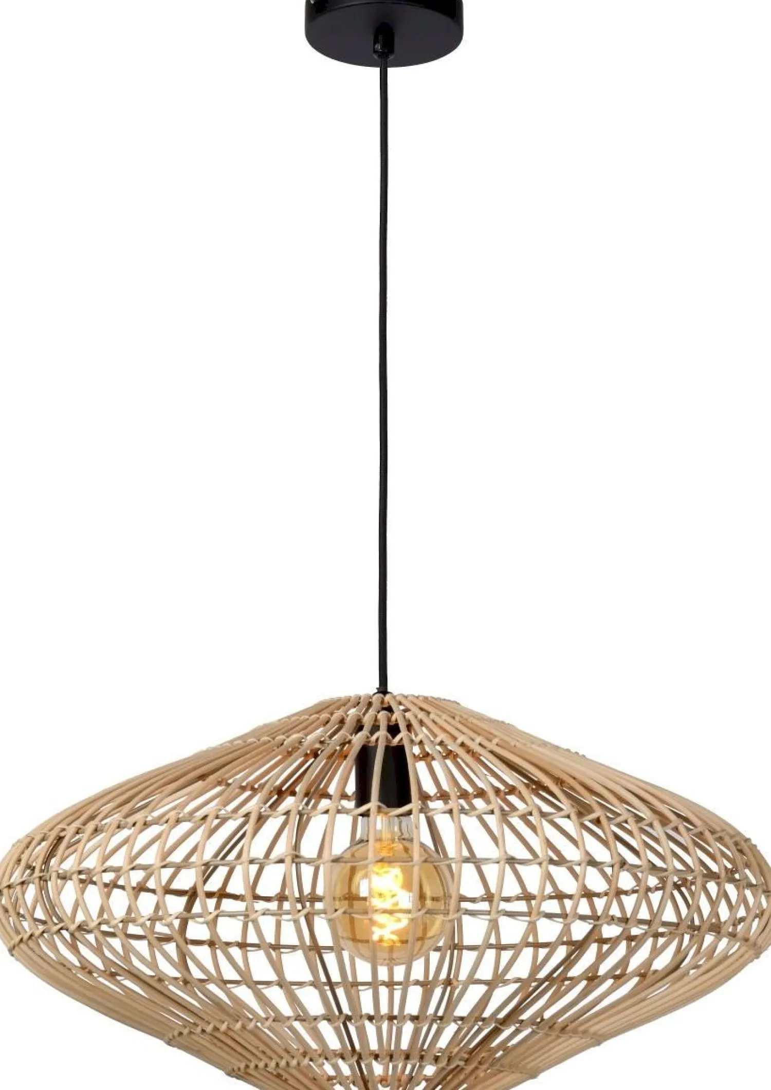 Hanglampen|Hanglampen-Lucide Magali Hanglamp Naturel