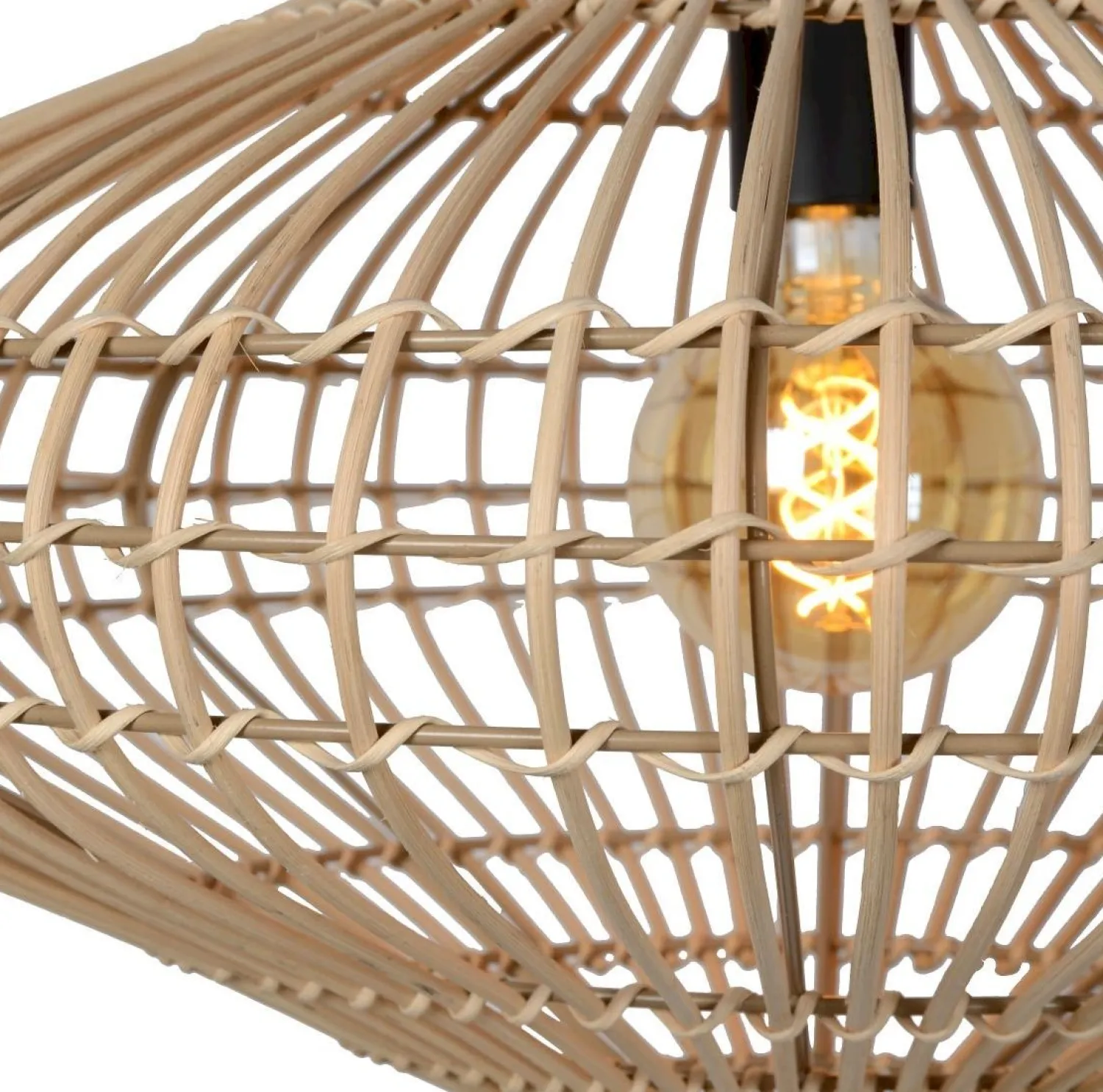 Hanglampen|Hanglampen-Lucide Magali Hanglamp Naturel