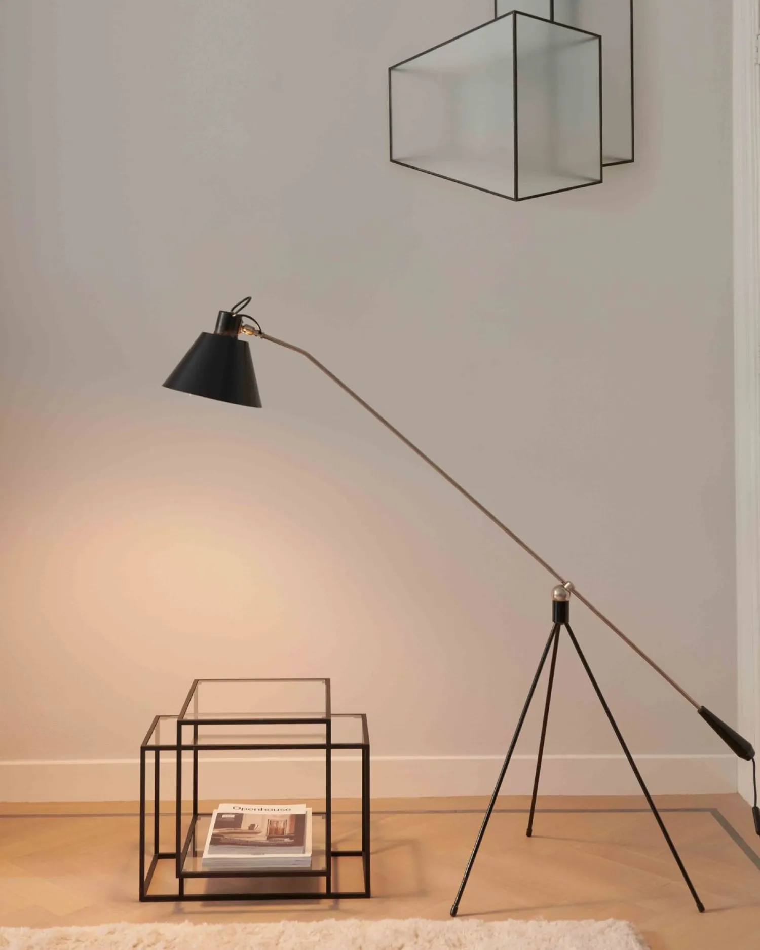 Design Vloerlampen|Vloerlampen-Pastoe Magneto Vloerlamp Matt Black