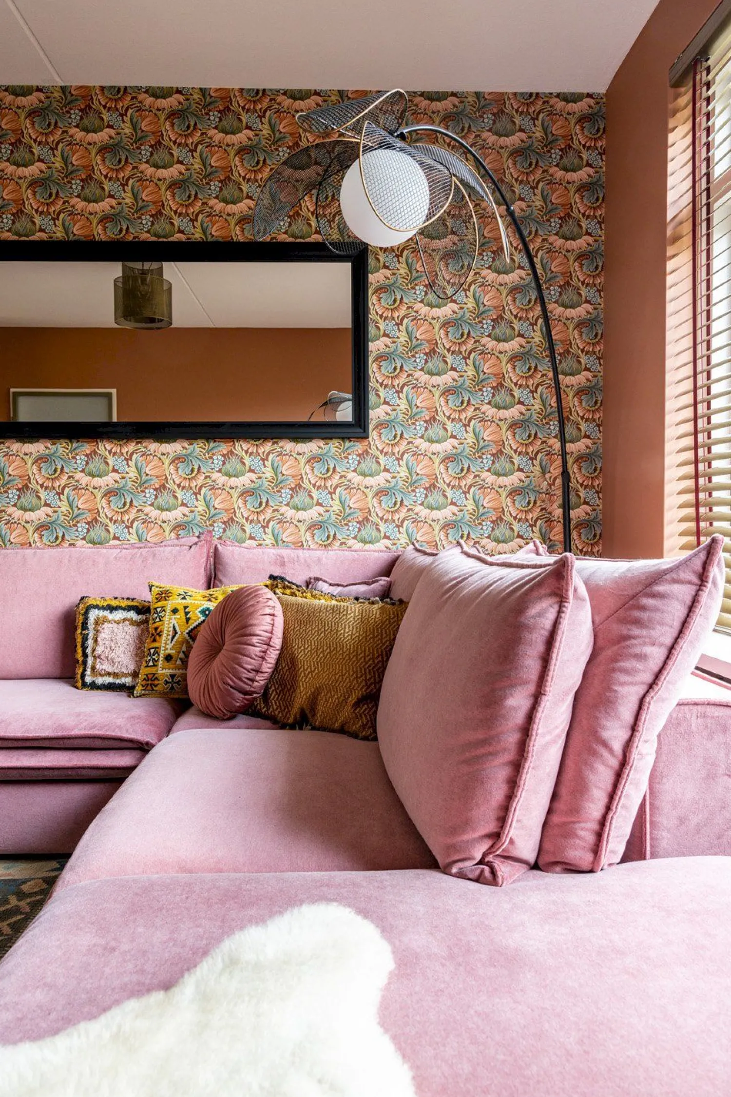 Moderne Vloerlampen|Vloerlampen-COCO maison Magnolia Vloerlamp Zwart, Antraciet