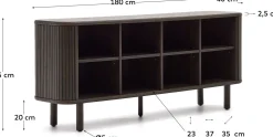 Dressoirs-Kave Home Mailen Dressoir Bruin