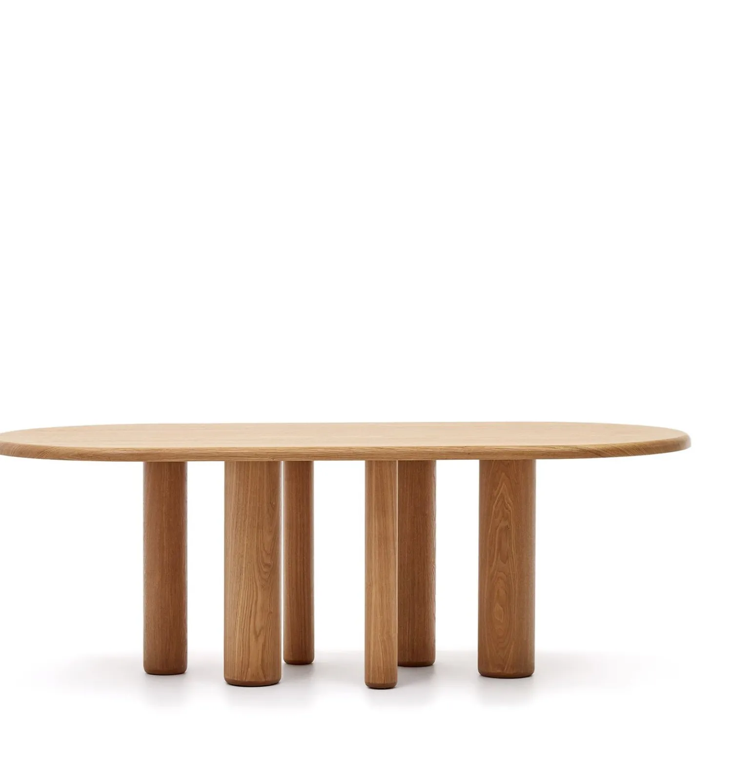 Houten Eettafels-Kave Home Mailen Eettafel Naturel