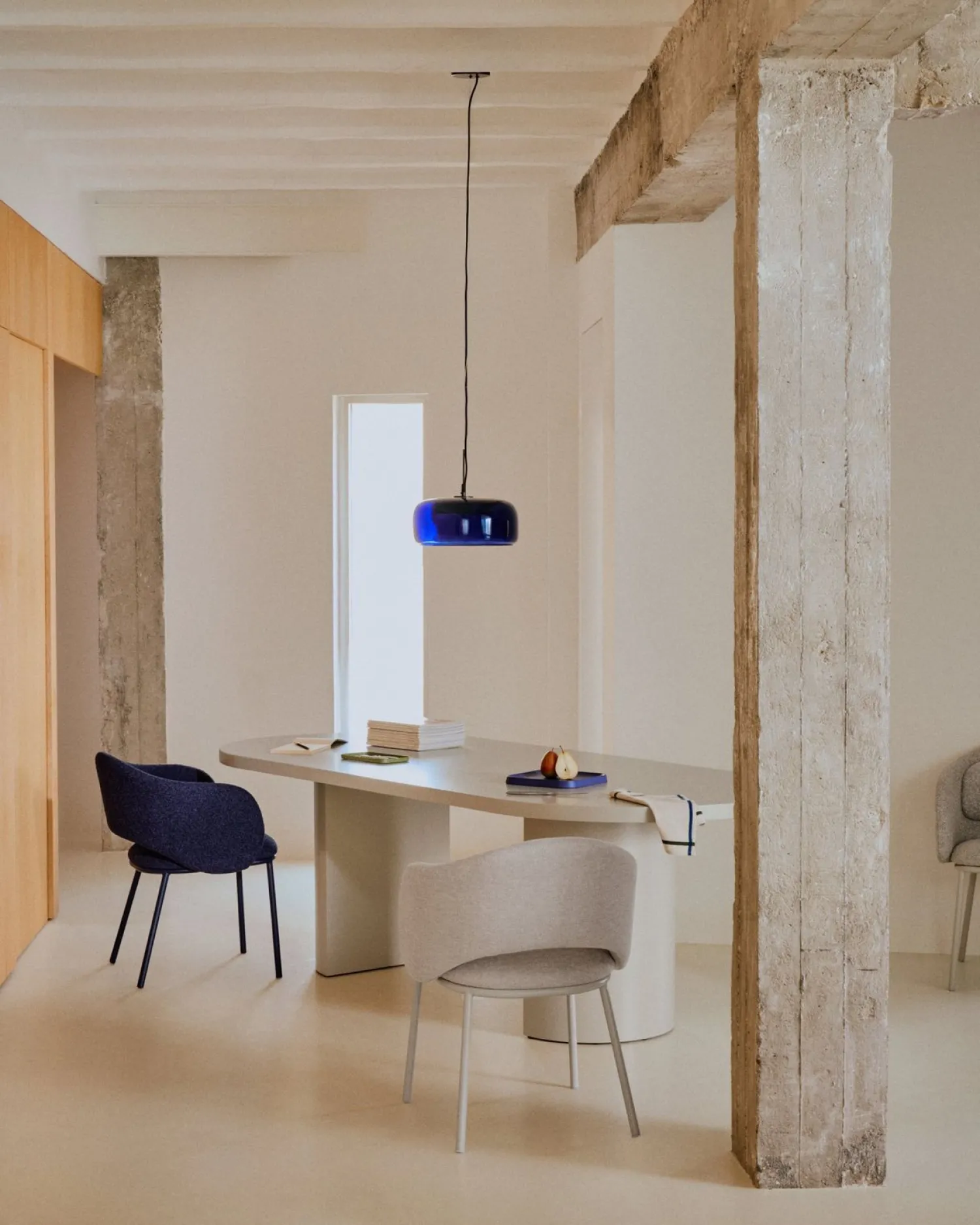 Eetkamerstoelen Met Armleuning-Kave Home Maina Eetkamerstoel Beige