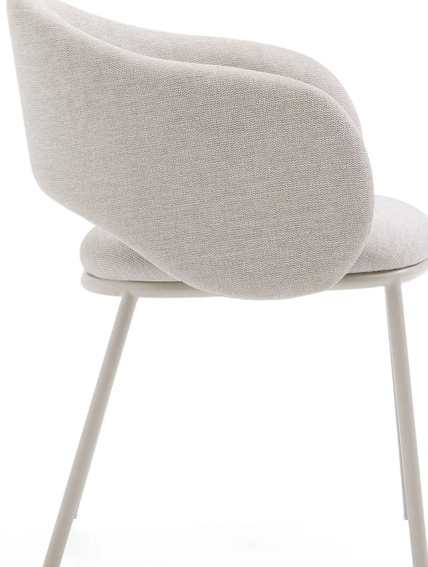 Eetkamerstoelen Met Armleuning-Kave Home Maina Eetkamerstoel Beige