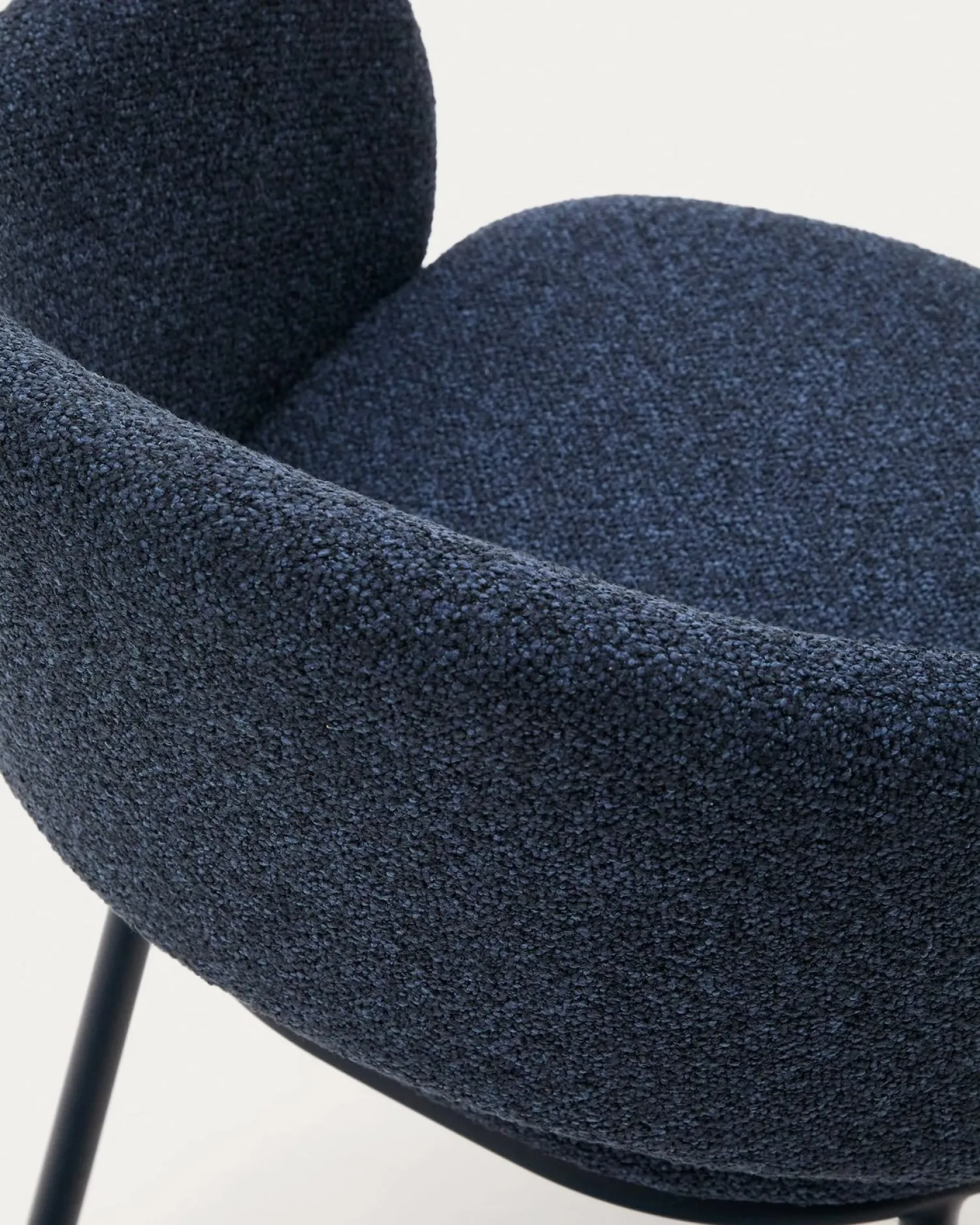 Eetkamerstoelen Met Armleuning-Kave Home Maina Eetkamerstoel Blauw