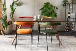 Rechthoekige Eettafels-Dutchbone Malaya Eetkamertafel Brown