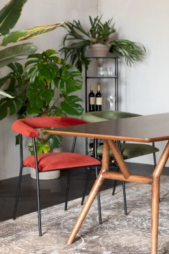 Rechthoekige Eettafels-Dutchbone Malaya Eetkamertafel Brown