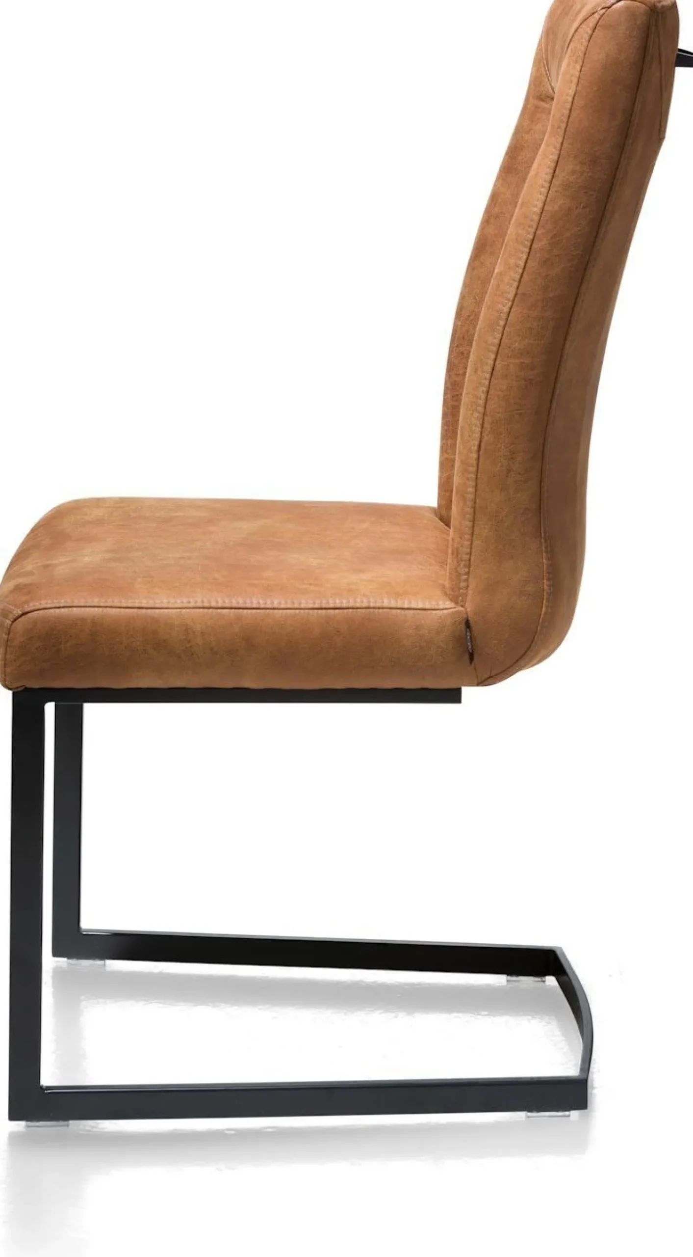 Eetkamerstoelen Zonder Armleuning-Henders en Hazel Malene Eetkamerstoel Cognac