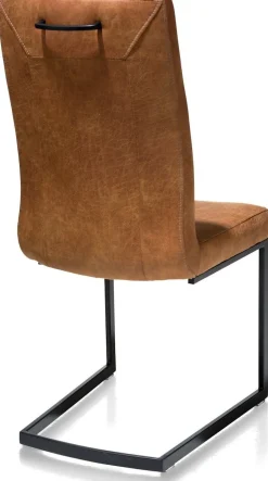 Eetkamerstoelen Zonder Armleuning-Henders en Hazel Malene Eetkamerstoel Cognac