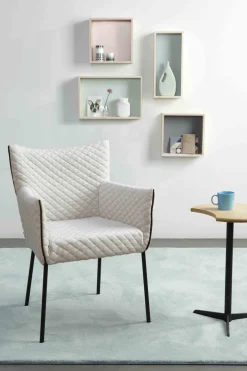 Design Stoelen|Eetkamerstoelen Met Armleuning-LABEL Vandenberg Mali Armstoel Groen