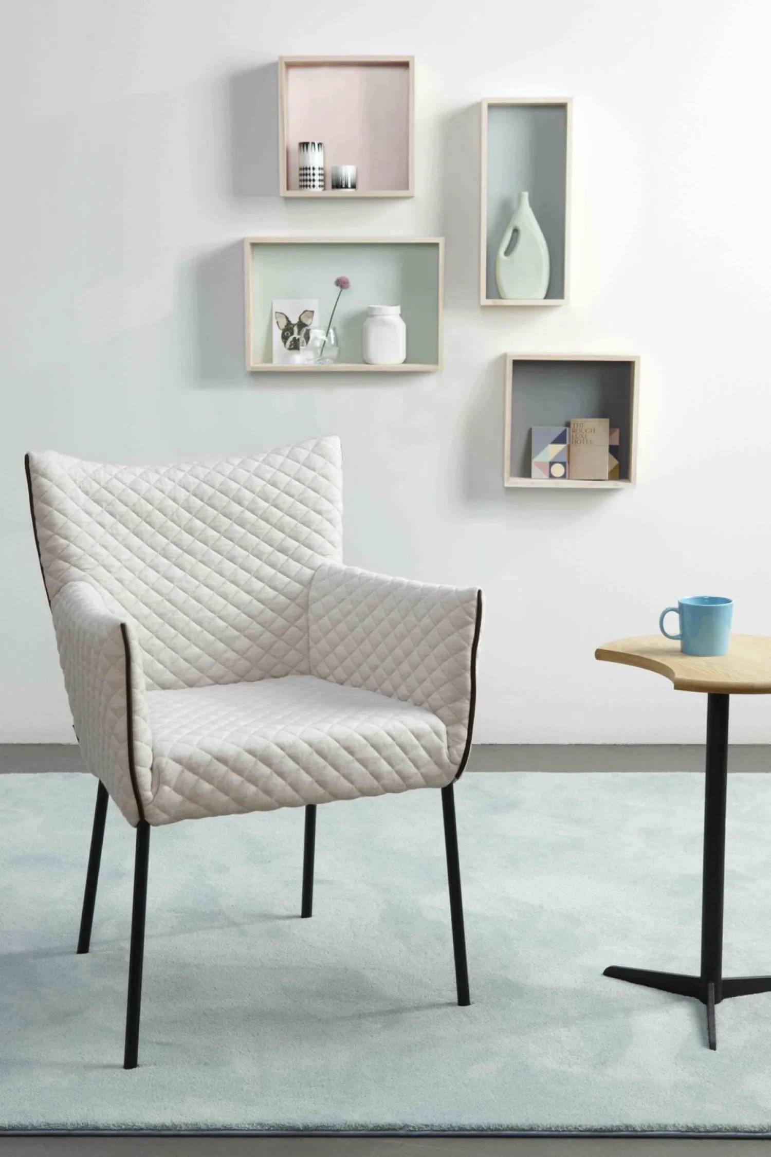 Design Stoelen|Eetkamerstoelen Met Armleuning-LABEL Vandenberg Mali Armstoel Groen