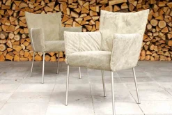Design Stoelen|Eetkamerstoelen Met Armleuning-LABEL Vandenberg Mali Armstoel Groen