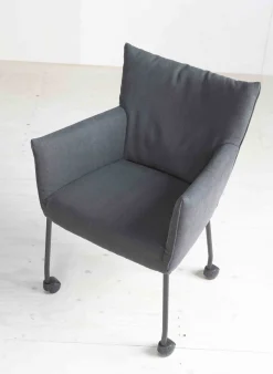 Design Stoelen|Eetkamerstoelen Met Armleuning-LABEL Vandenberg Mali Armstoel Groen