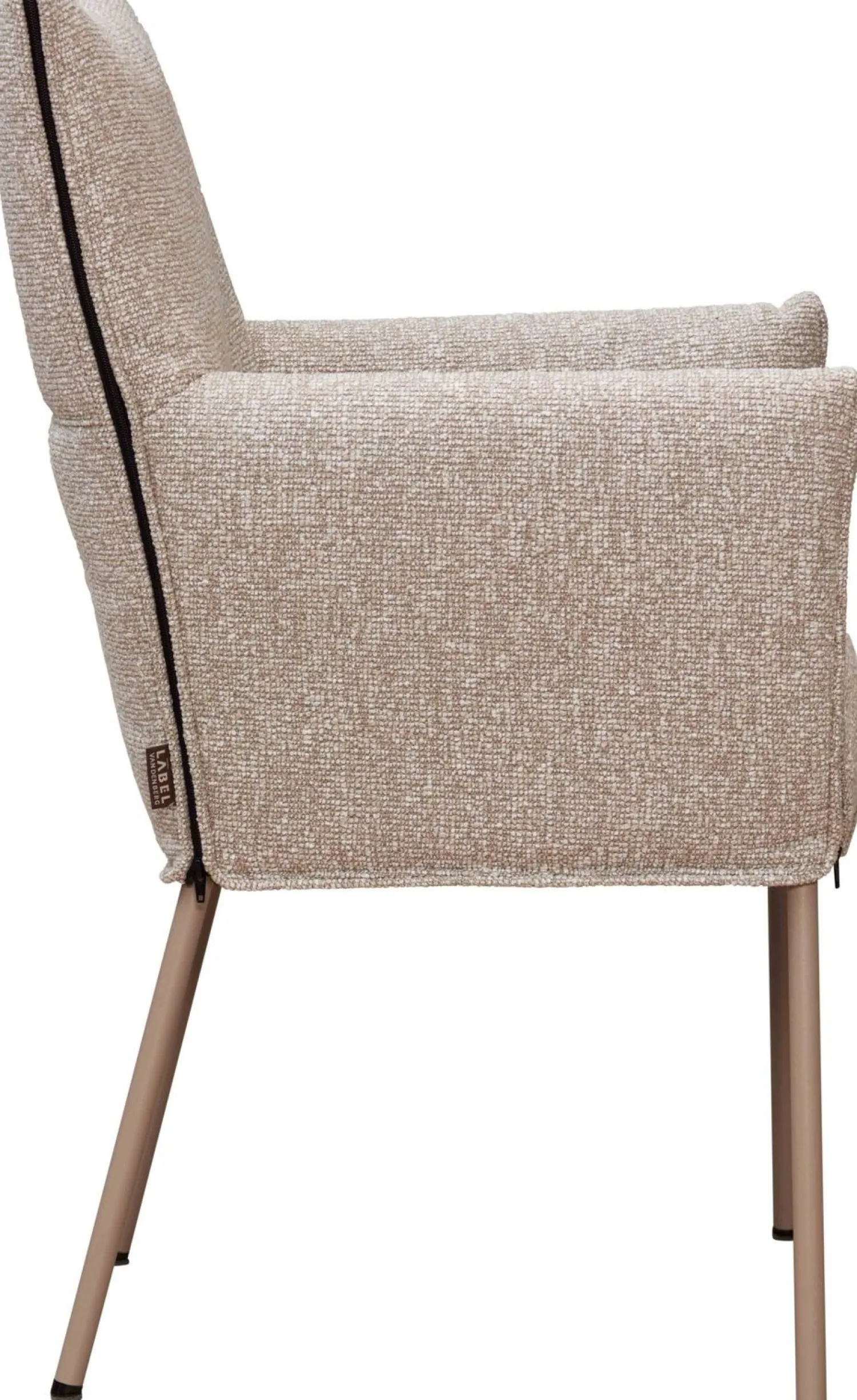 Design Stoelen|Eetkamerstoelen Met Armleuning-LABEL Vandenberg Mali Ritz High Eetkamerstoel Beige 05