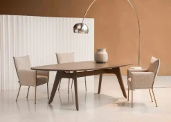 Design Stoelen|Eetkamerstoelen Met Armleuning-LABEL Vandenberg Mali Ritz High Eetkamerstoel Beige 05
