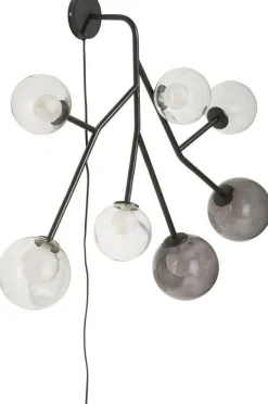 Wandlampen|Wandlampen-COCO maison Malin Wandlamp antraciet