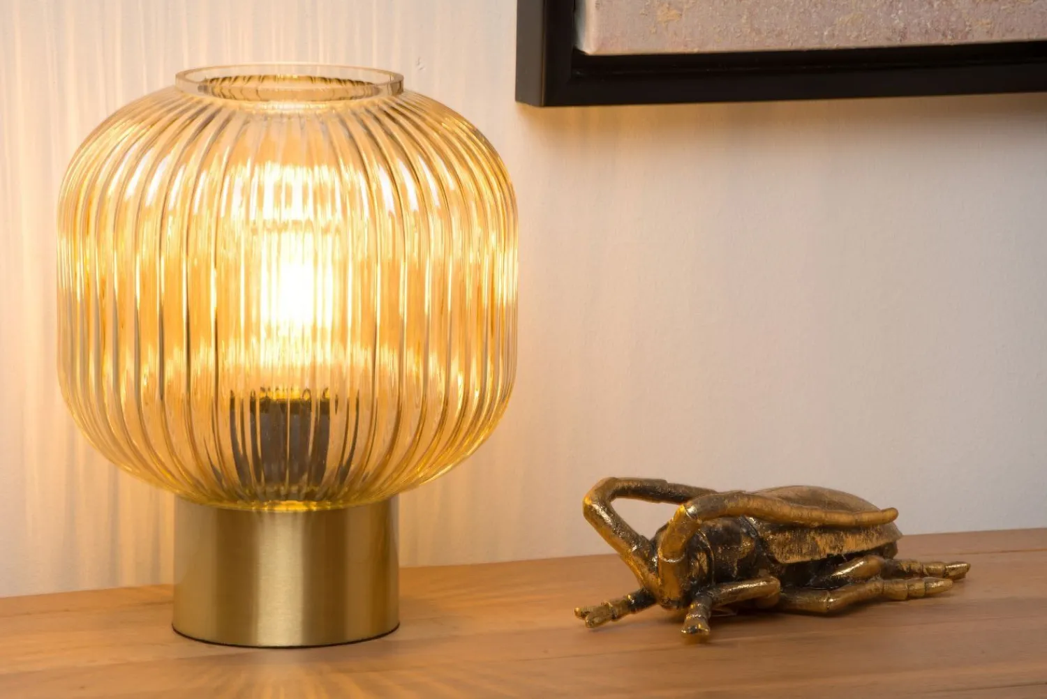 Tafellampen|Tafellampen-Lucide Maloto Tafellamp Goud