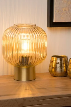 Tafellampen|Tafellampen-Lucide Maloto Tafellamp Goud