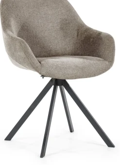 Kuipstoelen|Draaibare Eetkamerstoelen-Eleonora Mamé Eetkamerstoel Bruin