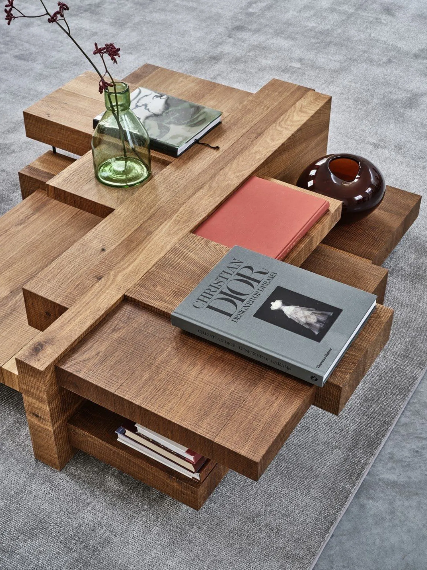 Design Salontafels|Houten Salontafels-Linteloo Manhattan Salontafel