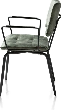 Eetkamerstoelen Met Armleuning-Henders en Hazel Manou Armstoel Olijf
