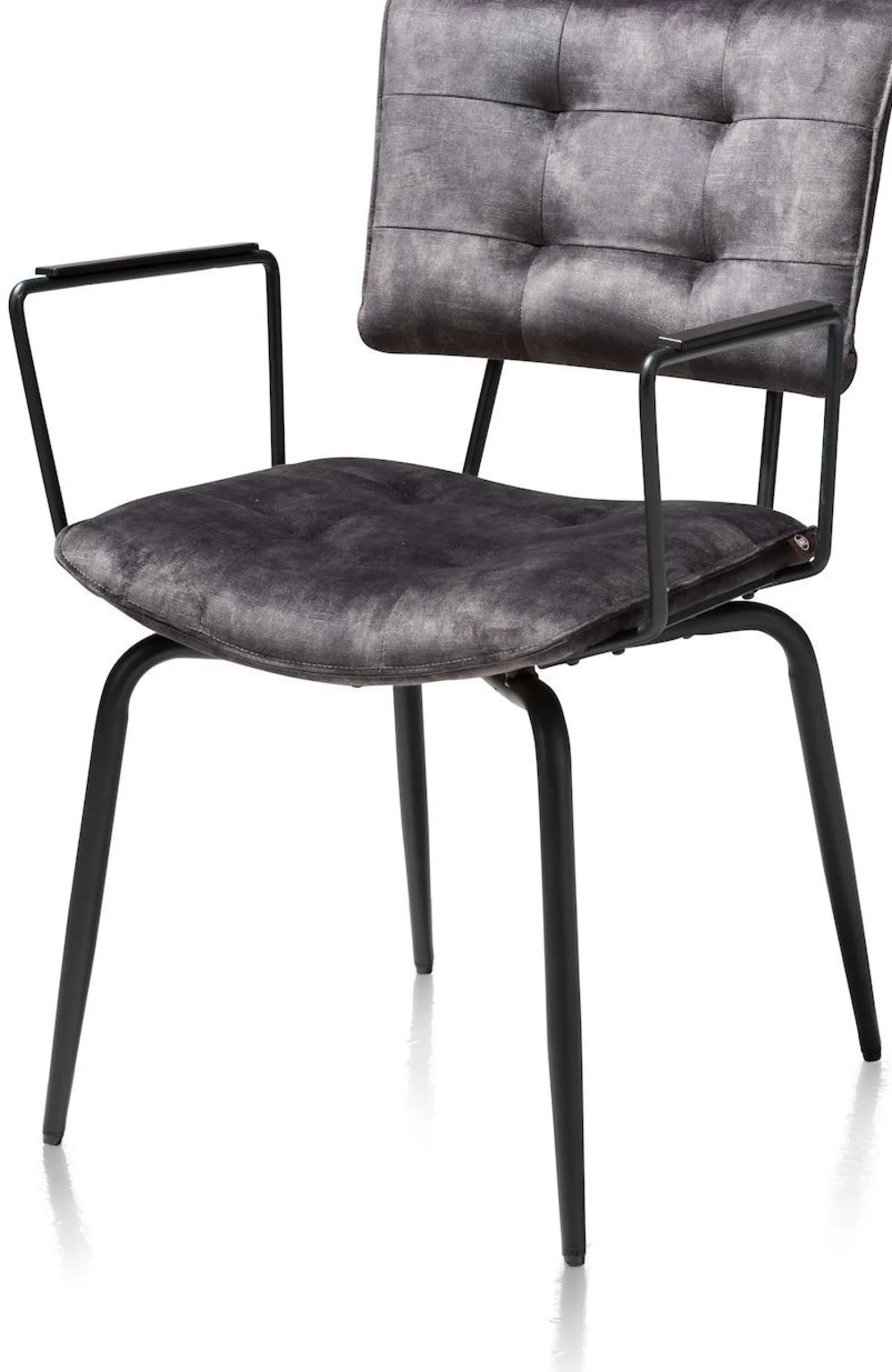 Eetkamerstoelen Met Armleuning-Henders en Hazel Manou Armstoel antraciet