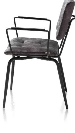 Eetkamerstoelen Met Armleuning-Henders en Hazel Manou Armstoel antraciet