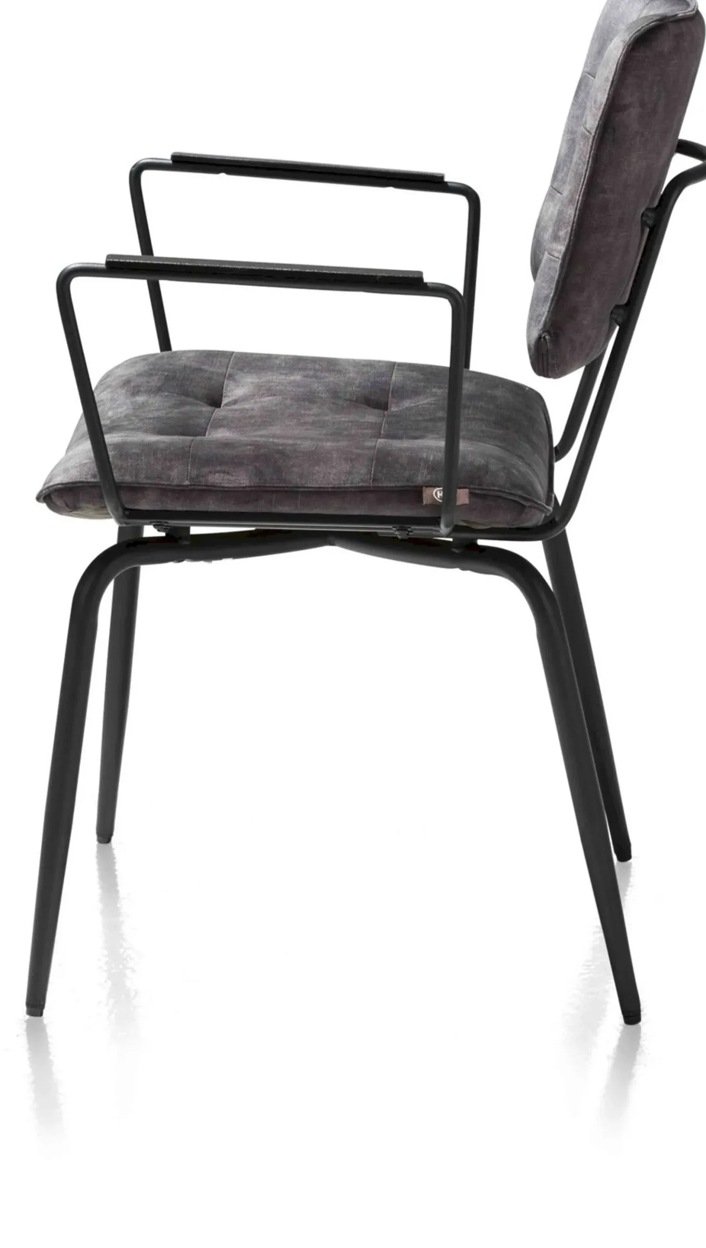 Eetkamerstoelen Met Armleuning-Henders en Hazel Manou Armstoel antraciet