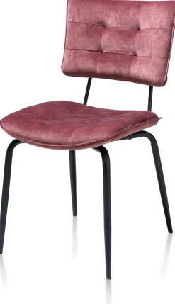 Eetkamerstoelen Zonder Armleuning-Henders en Hazel Manou Eetkamerstoel Burgundy Red