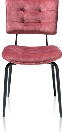 Eetkamerstoelen Zonder Armleuning-Henders en Hazel Manou Eetkamerstoel Burgundy Red