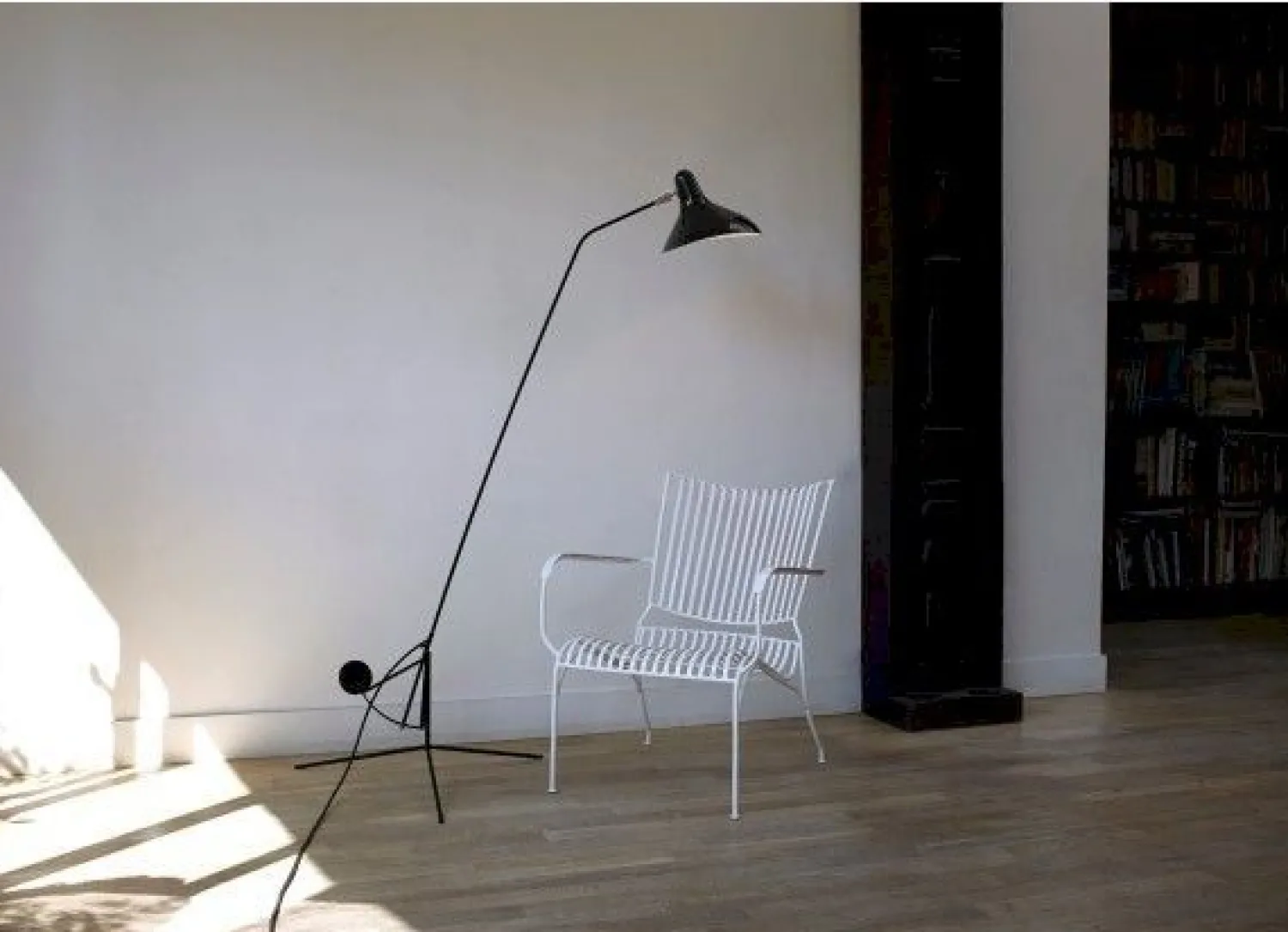 Design Vloerlampen|Vloerlampen-Eijerkamp Collectie Mantis Vloerlamp Zwart
