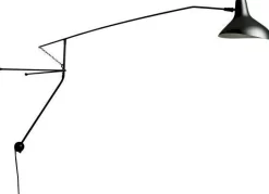Design Wandlampen|Wandlampen-Eijerkamp Collectie Mantis Wandlamp Zwart