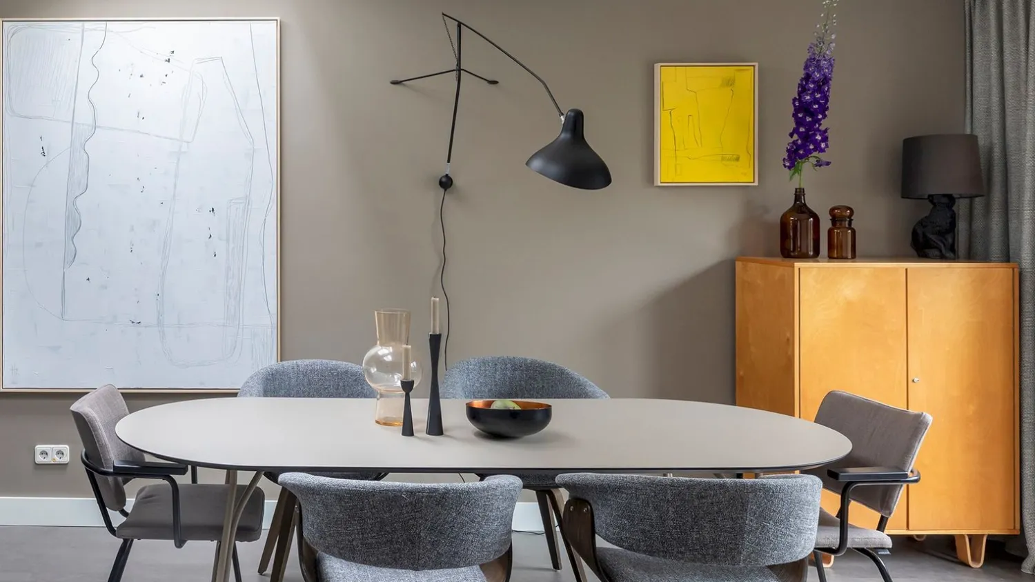 Design Wandlampen|Wandlampen-Eijerkamp Collectie Mantis Wandlamp Zwart