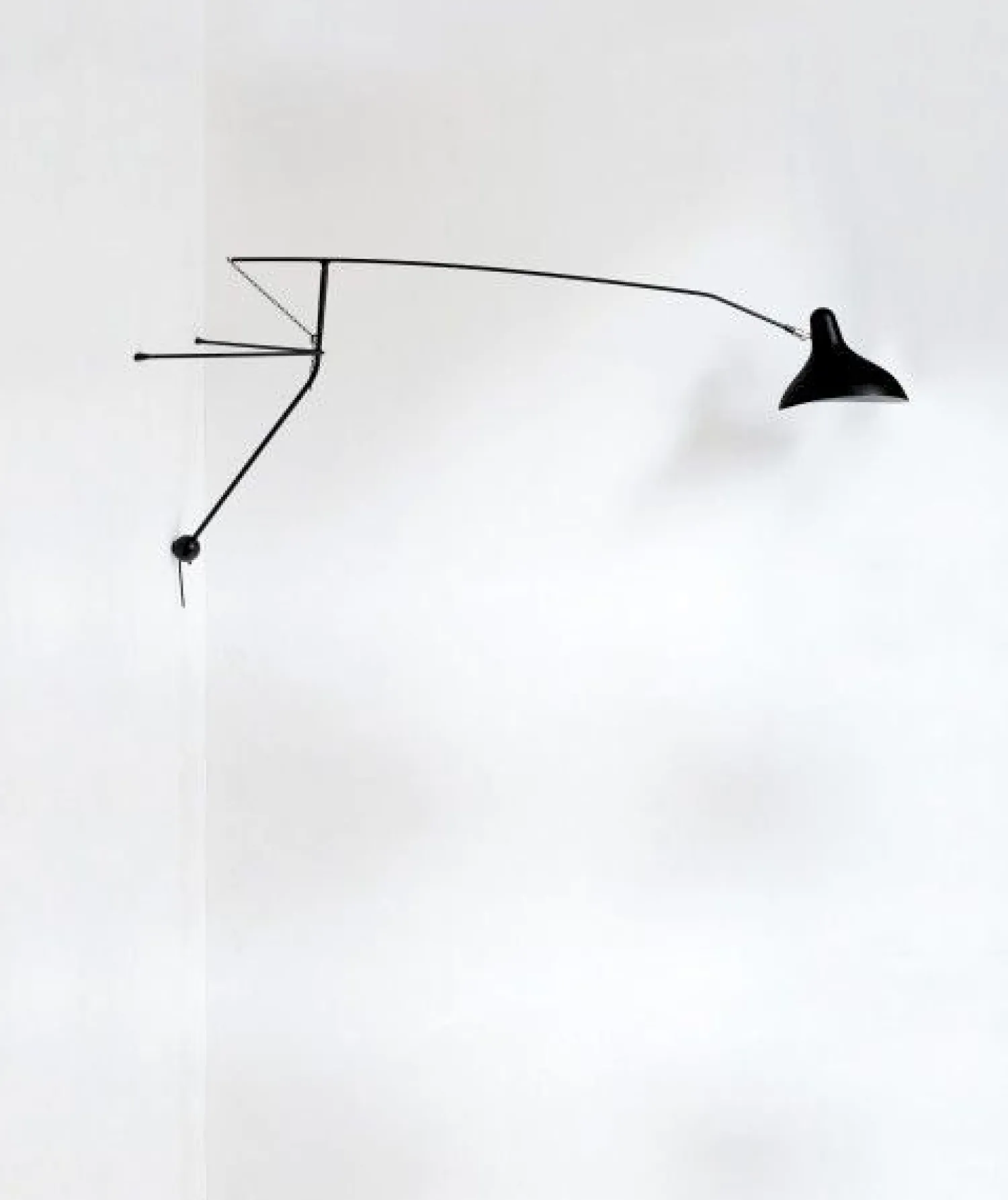 Design Wandlampen|Wandlampen-Eijerkamp Collectie Mantis Wandlamp Zwart