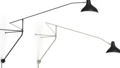 Design Wandlampen|Wandlampen-Eijerkamp Collectie Mantis Wandlamp Zwart