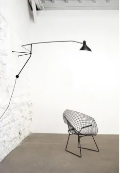 Design Wandlampen|Wandlampen-Eijerkamp Collectie Mantis Wandlamp Zwart